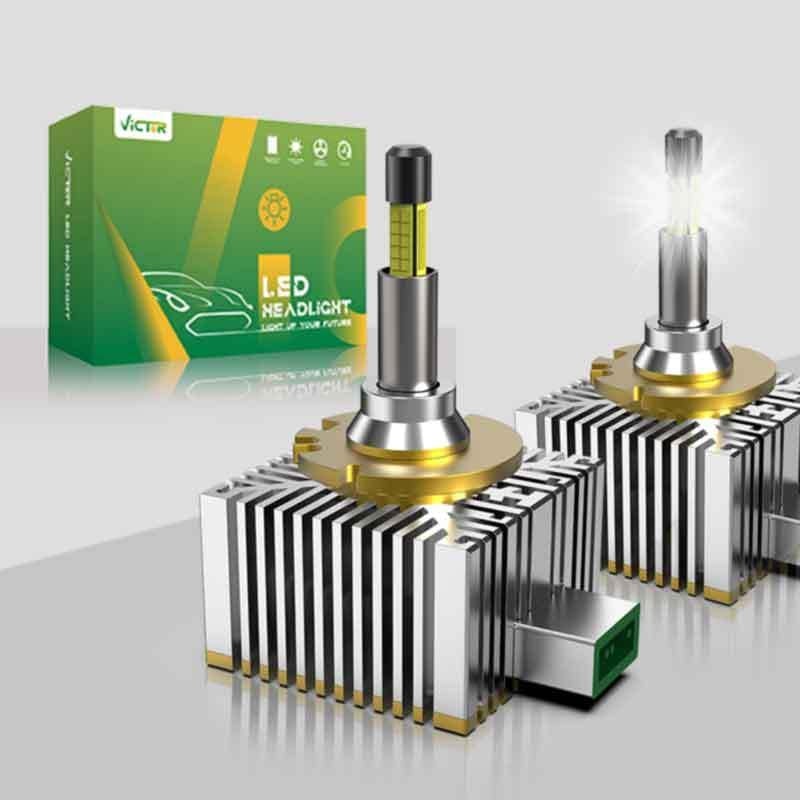 Far LED pentru vehicul, 360° emisie pe patru fețe, compatibil D1S/D2S/D3S/D4S/D5S/D8S, 150W, 12V, IP68, 5500 lm