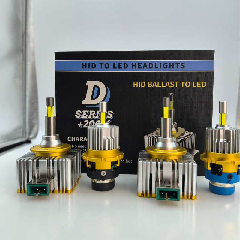 Far LED pentru vehicul, 360° emisie pe patru fețe, compatibil D1S/D2S/D3S/D4S/D5S/D8S, 150W, 12V, IP68, 5500 lm