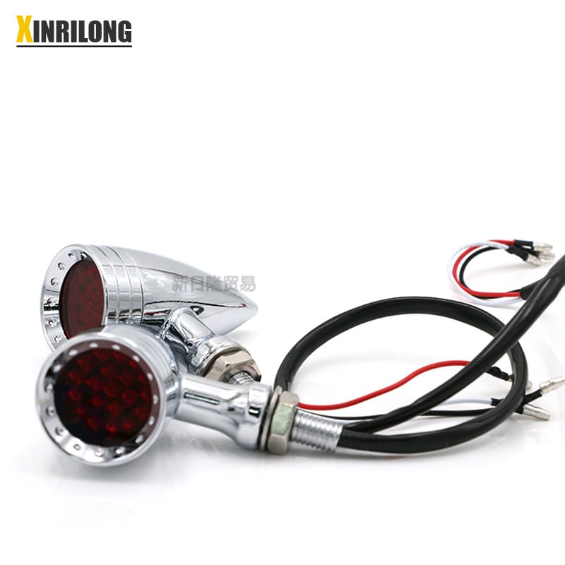 LED φλας μοτοσικλέτας από κράμα αλουμινίου, μοντέλο HP-Z006, 12V παγκόσμια συμβατότητα με μοτοσικλέτες, πηγή φωτός 35W, δυνατότητα παραμετροποίησης