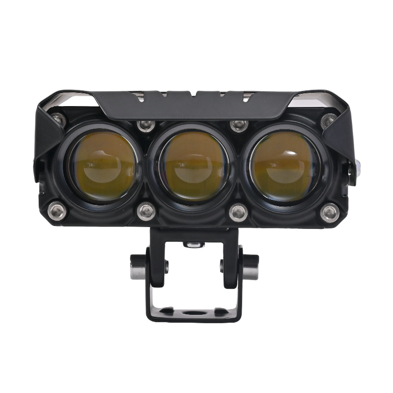 Motociklistički LED reflektor s križnim lećama, tri LED-ova s ventilatorom, 35W, 12-80V