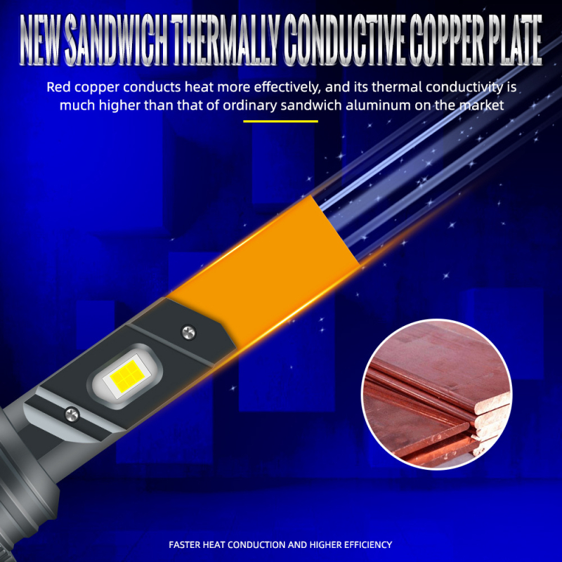 HAIZG H15 LED prednje svjetlo za automobil 50W 10000 lm IP67 9-36V