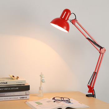 Sklopiva stolna lampa s dugim ramenom za zaštitu očiju, namijenjena ljepoti, tetovaži, produženju trepavica i klipsama za nokte