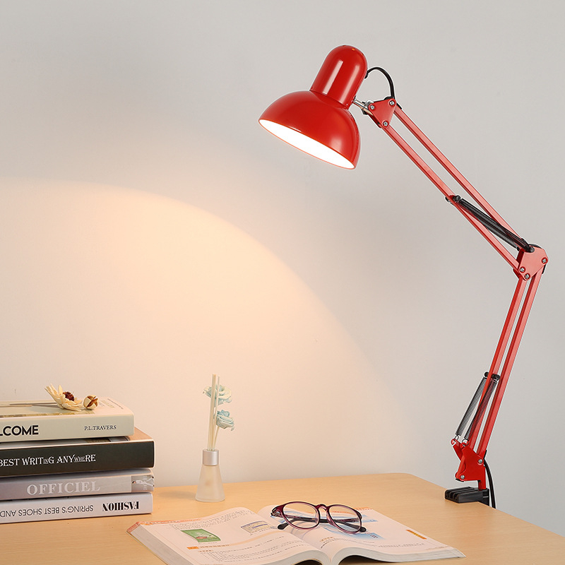 Sklopiva stolna lampa s dugim ramenom za zaštitu očiju, namijenjena ljepoti, tetovaži, produženju trepavica i klipsama za nokte