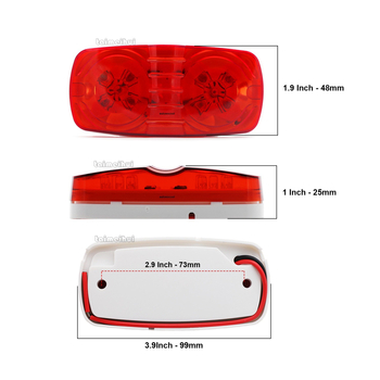 Bočno svjetlo kamiona FS-RO LED, 4W, 12V, 6000K, vijek trajanja 50.000h