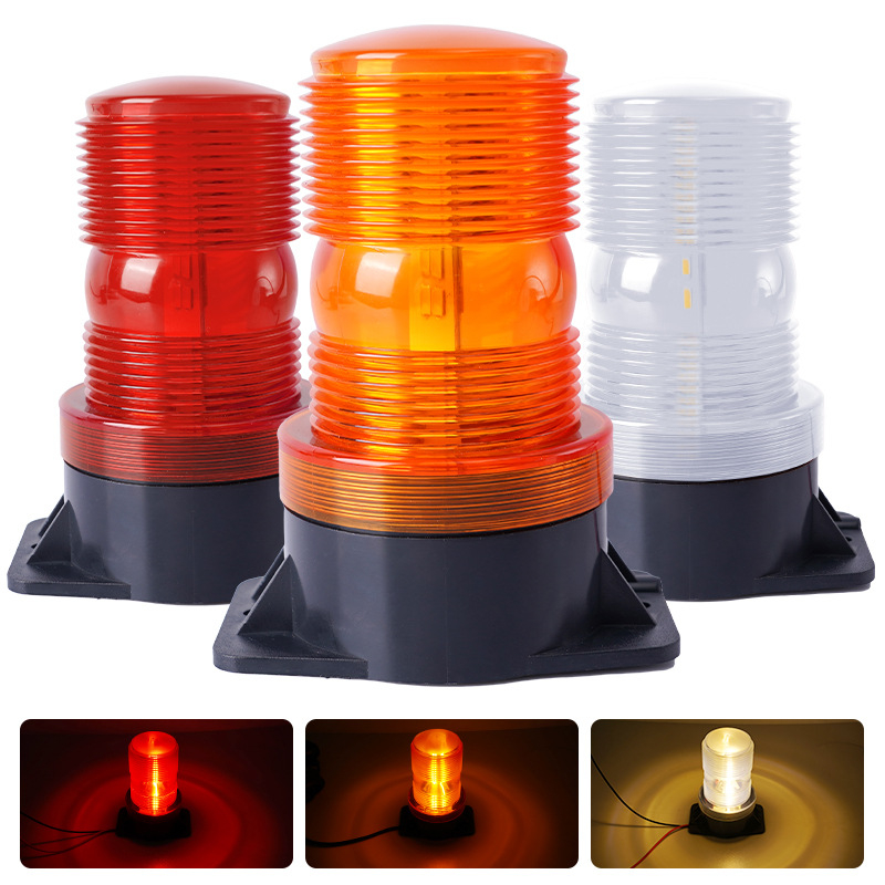 Mágneses autós riasztó lámpa, mennyezetre szerelhető, modell JSD03, 7W, vízálló