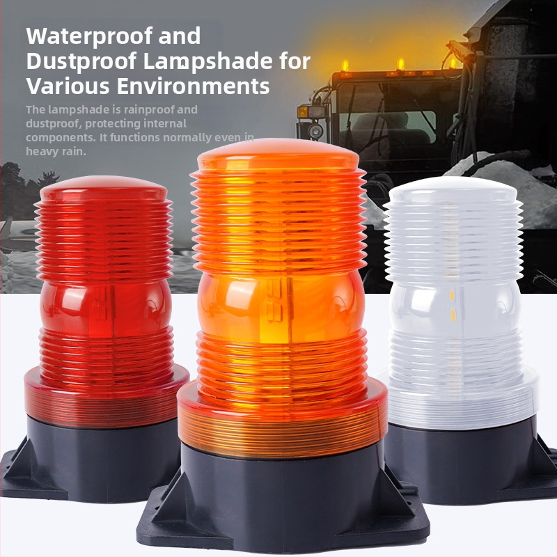 Mágneses autós riasztó lámpa, mennyezetre szerelhető, modell JSD03, 7W, vízálló