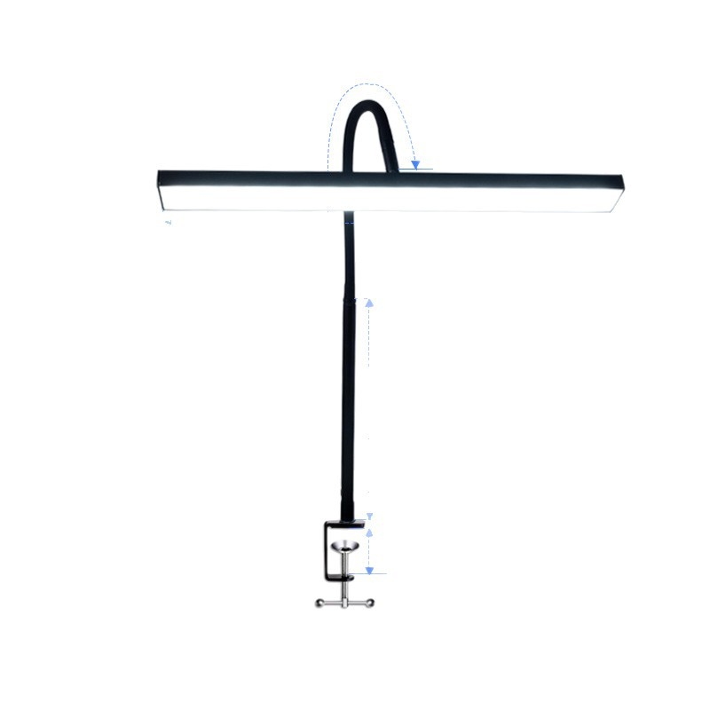 Štipna stolna lampa za učenje s zaštitom očiju, 21–30W, CRI ≥95, acrylic sjenilo, napon ≤36V, napajanje iz utičnice