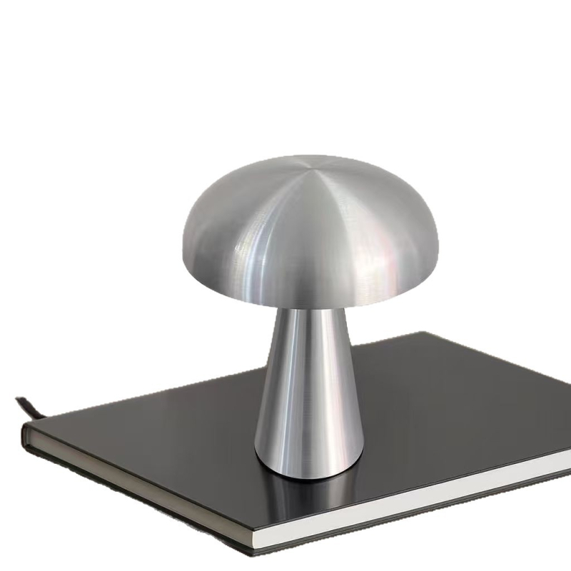 SC53 gljiva stolna lampa, danski dizajn, crvena za spavaću sobu, umjetni ambijentalni svjetiljka, gumbasti prekidač, metalno sjenilo, USB napajanje, 220V, CRI ≥90