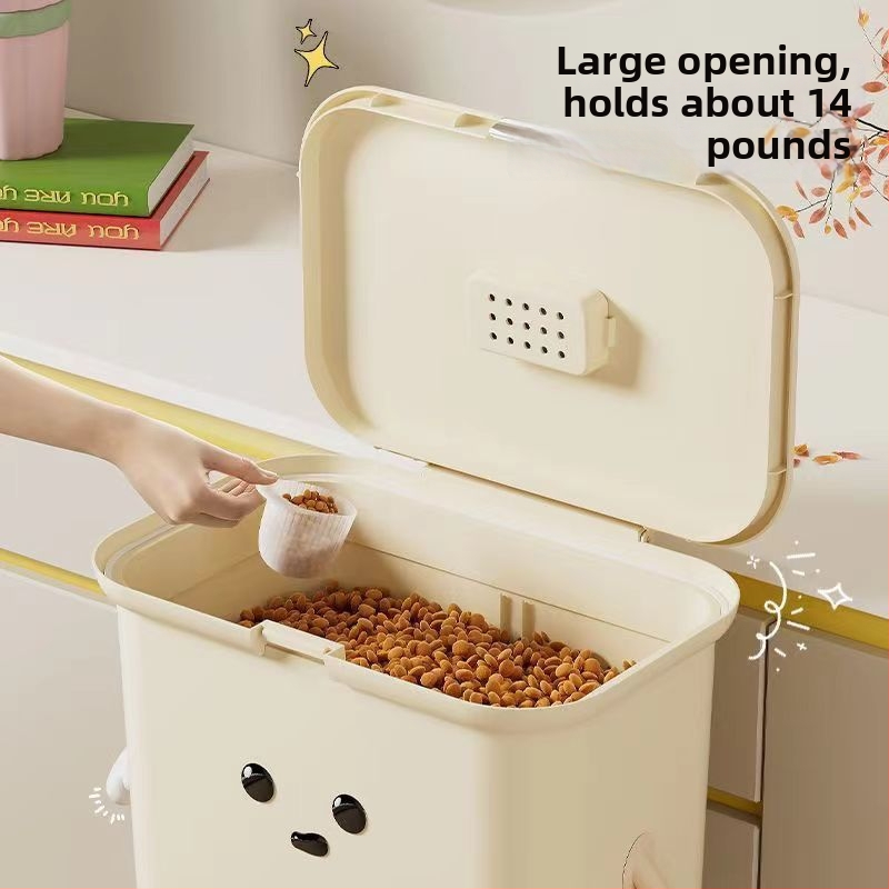 Kontajner na skladovanie krmiva pre mačky, uzavretý a vlhkotesný, vakuová konštrukcia, materiál PP; Značka Unique; Kapacita: Iné; Dovoz: Nie; IP: Nie