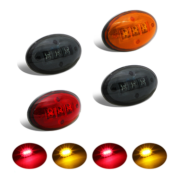 Ford F-350 pickup LED oldalsó lámpa, 3 LED Piranha fényforrás, 12V, 0,6W, 6000K