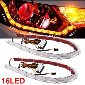 Vanjska LED dnevna svjetla za auto, kristalno suzni oko dizajn, universalna kompatibilnost, 12V, IP67, LED 2835