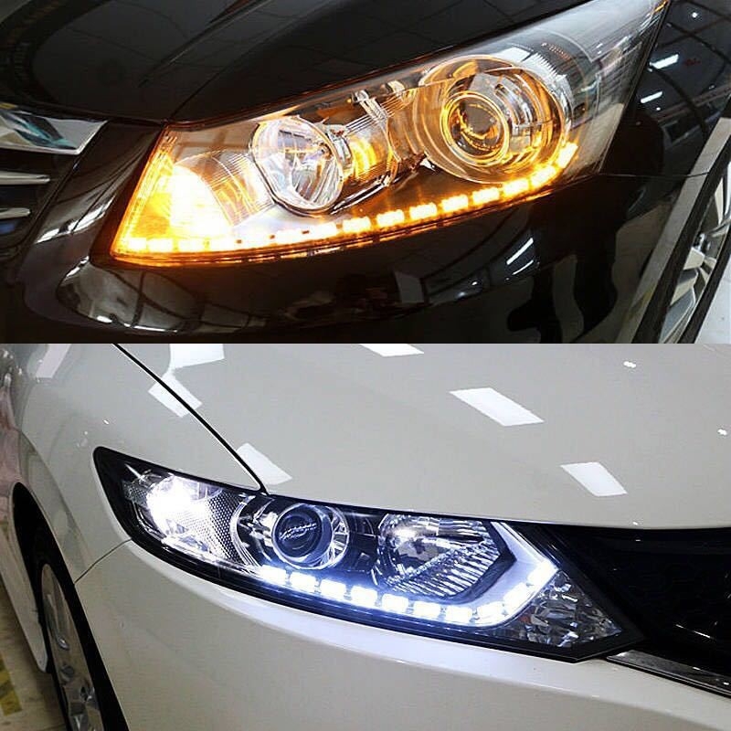 Vanjska LED dnevna svjetla za auto, kristalno suzni oko dizajn, universalna kompatibilnost, 12V, IP67, LED 2835