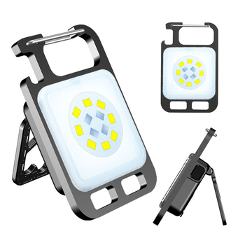 Magnetska LED radna svjetiljka za privjesak – 5W, 500 mAh, punjiva, ručno pokretanje napajanja, uključeno punjač