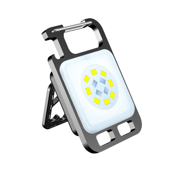 Magnetska LED radna svjetiljka za privjesak – 5W, 500 mAh, punjiva, ručno pokretanje napajanja, uključeno punjač