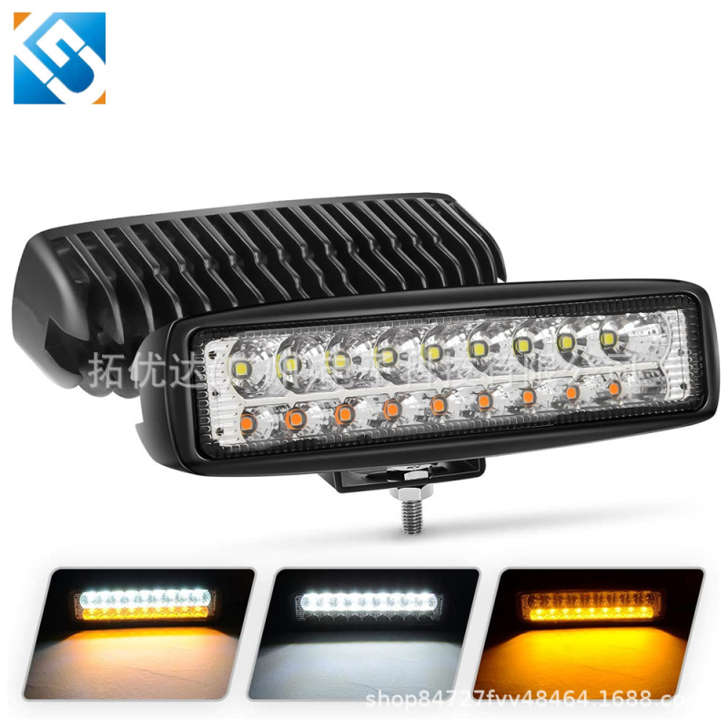 Automobilska LED radna svjetla, dvoredna, 18 LED; 54W, napajanje 12–80V; LED 3030, svjetlosni tok 3500 lm; vijek trajanja 100000 h