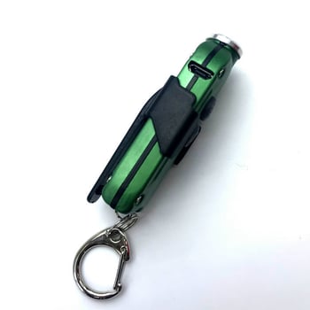 LED kamping svjetlo od nehrđajućeg čelika, punjiva baterija 3,7V 500mAh, napajanje ručnim pokretom, 240–350 lm