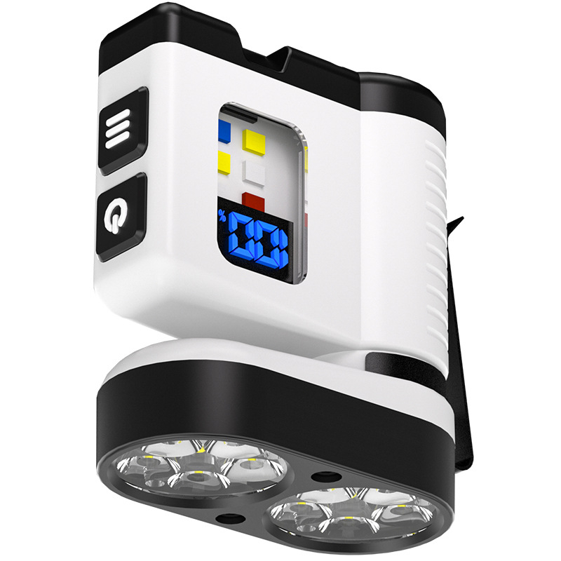 Mini magnetska LED svjetiljka s USB punjenjem, digitalni zaslon, kućište od aluminijske legure, snaga 10W