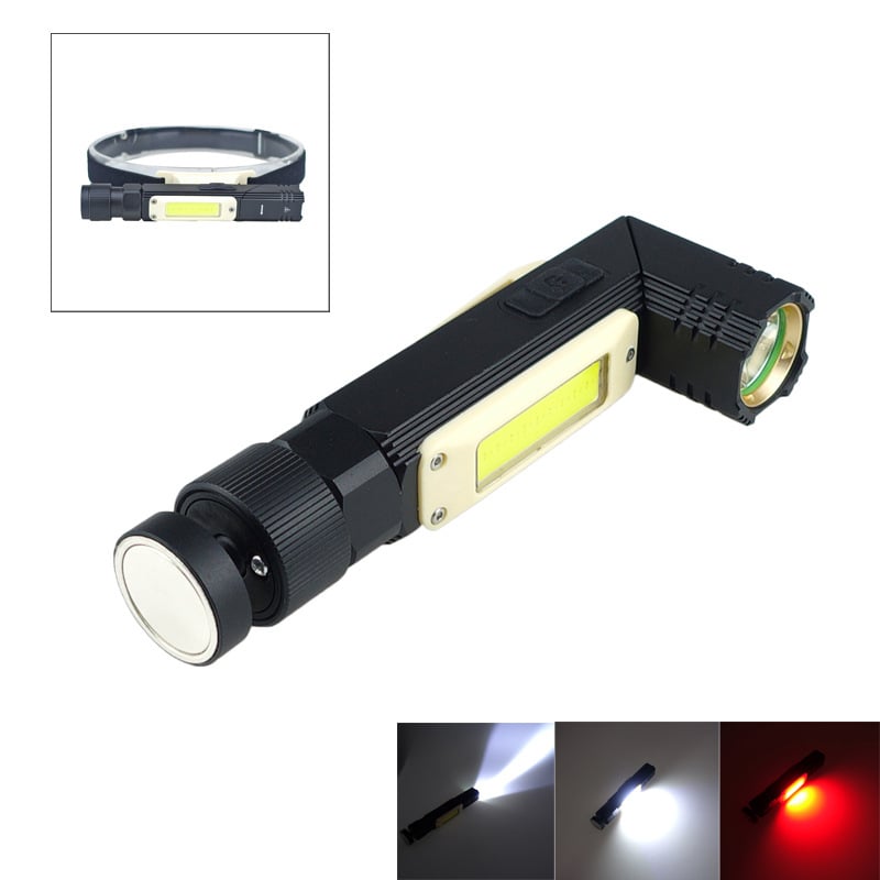 LED+COB radna svjetiljka s magnetskom bazom, 3W, 1500mAh, 360° okret