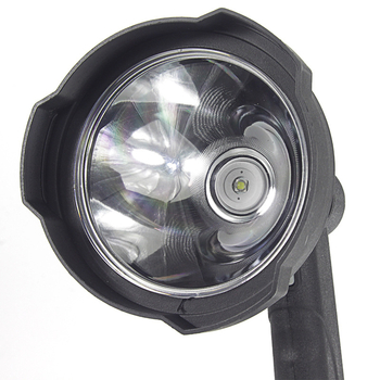 THANOS Ručni pretraživački reflektor za vanjsku upotrebu s nosačem, LED 10W, napajanje baterijom, 360° okret, domet 200–500 m