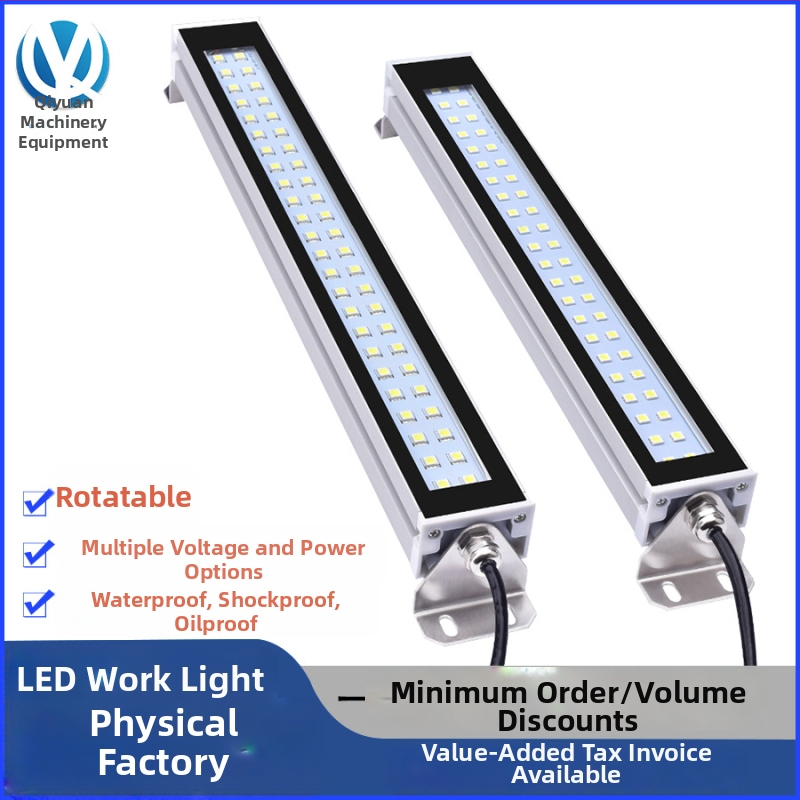 Kov LED pracovné svetlo pre stroje, vodotesné, odolné voči olejom a dymu, proti výbuchu odolné, CNC osvetlenie pre sústruh, 220V/24V