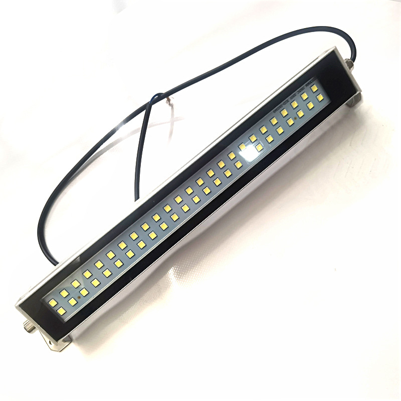 Μεταλλικός LED λαμπτήρας εργασίας για μηχανή CNC, αδιάβροχος, ανθεκτικός σε λάδια και καπνό, αντιεκρηκτικός, CNC φωτισμός τόρνου, 220V/24V