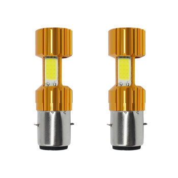 H4 COB motociklistička svjetla s trostranom COB LED, aluminijsko kućište, 12V, 18W