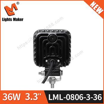 LED radna svjetiljka floodlight 36W 9-32V 1600lm 3000-6000K kućište od aluminijske legure