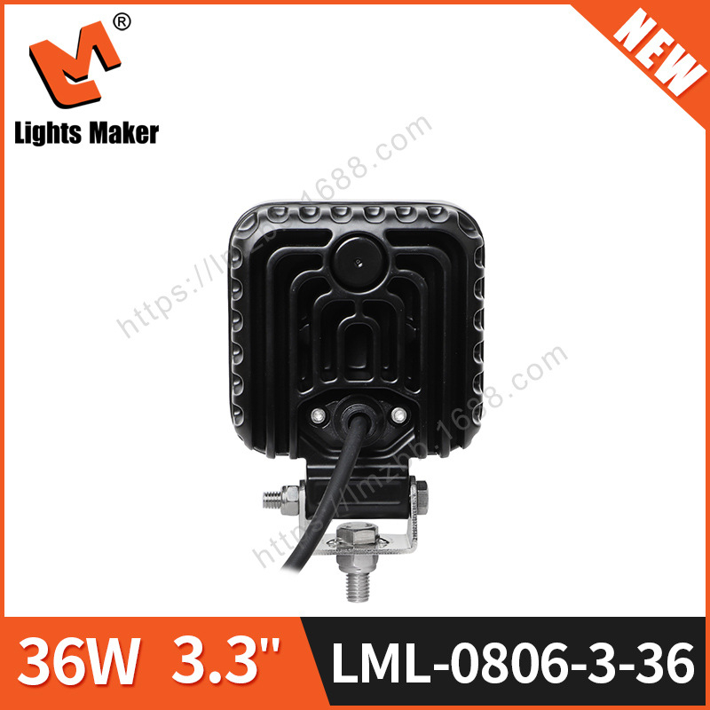 LED radna svjetiljka floodlight 36W 9-32V 1600lm 3000-6000K kućište od aluminijske legure