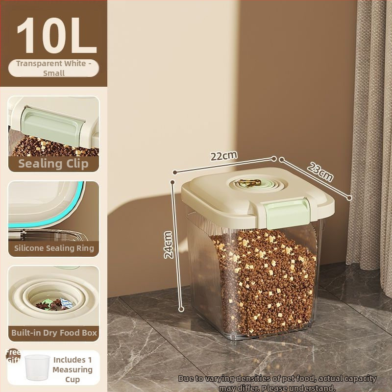 Nádoba na krmivo pre mačky a psy, uzavretá, autorizovaná súkromná značka, nie je dovážaná, nie je darček