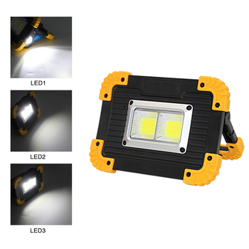 LED rudarska svjetiljka za posao i hitne slučajeve - 4000mAh, 20W, USB punjenje, LED izvor, uključen punjač, domet 50-100 m