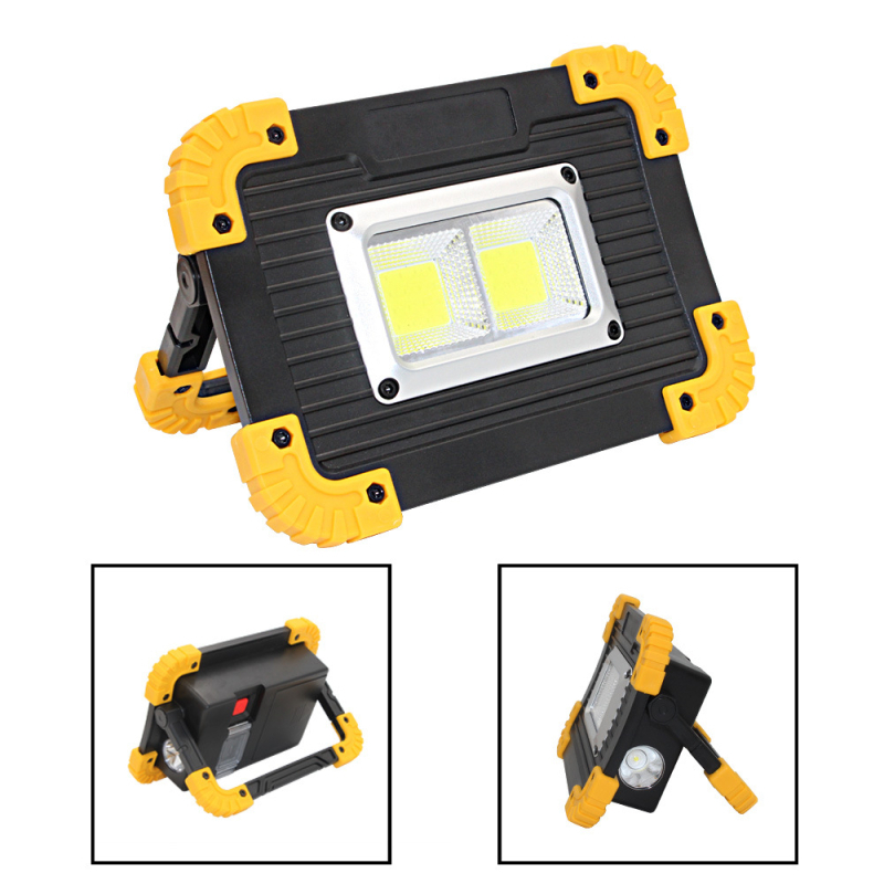 LED rudarska svjetiljka za posao i hitne slučajeve - 4000mAh, 20W, USB punjenje, LED izvor, uključen punjač, domet 50-100 m