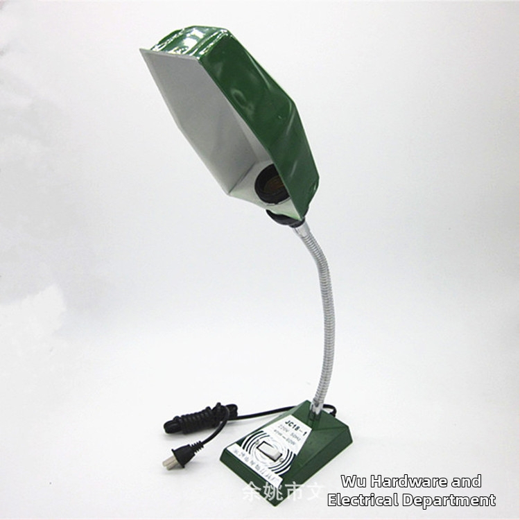 Lampa pre tokarenský stolík s držiakom E27, 50W, 12-220V, vonkajší zdroj svetla, kovové hadicové rameno