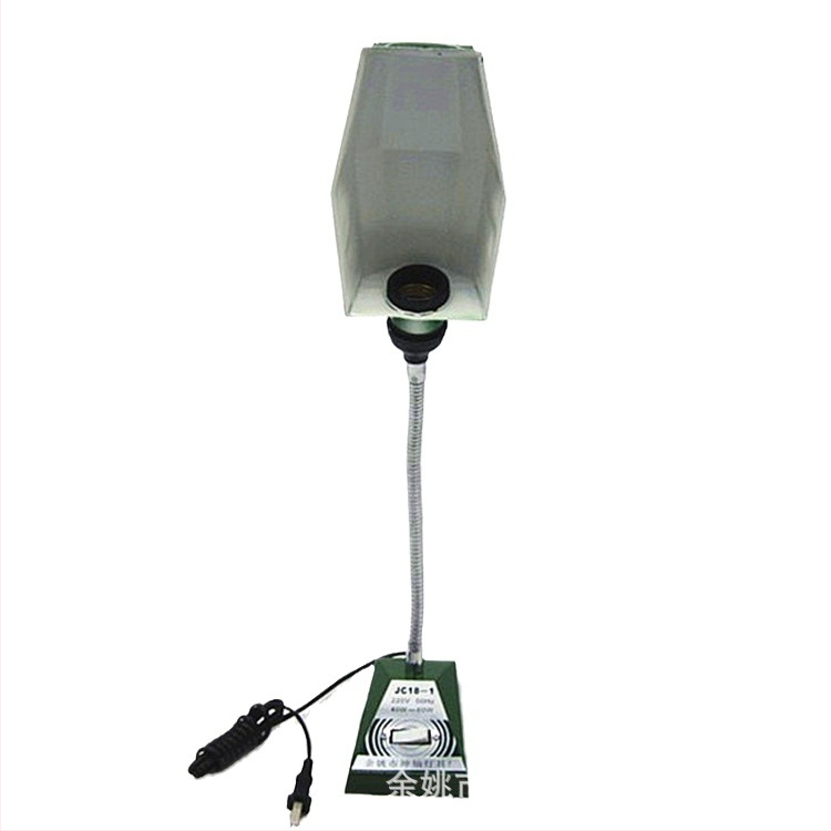 Lampa pre tokarenský stolík s držiakom E27, 50W, 12-220V, vonkajší zdroj svetla, kovové hadicové rameno