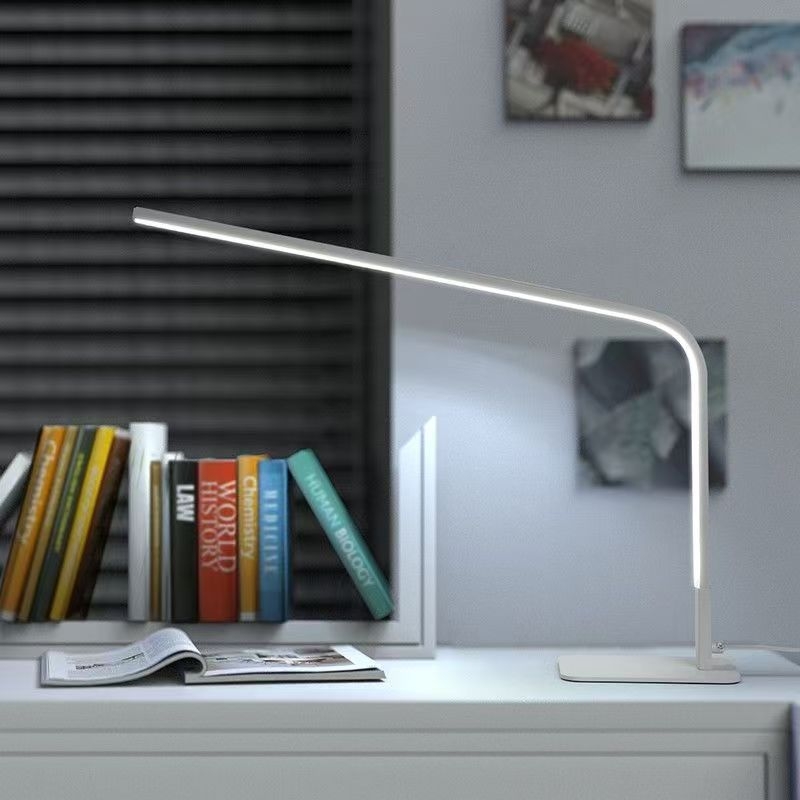 Stolna lampa za čitanje i učenje — anti-plavo svjetlo, nordijski stil, aluminijski abažur (CRI ≥ 90; 12W; ≤36V; napajanje iz utičnice)