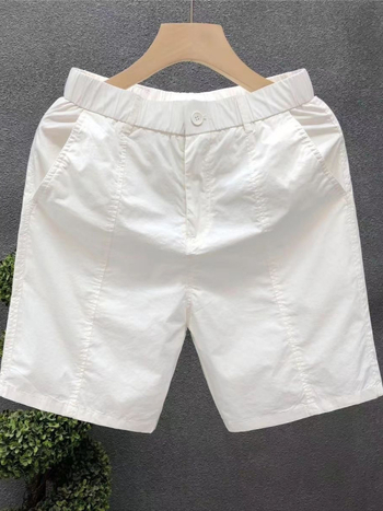 Férfi öltönynadrág ice silk anyagból, egyenes szabás, 95% nylon, gyűrődésmentes, Ming Line részlet