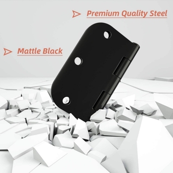 Kerek amerikai beltéri ajtó- és ablakzsanér; acélból, sztancolt kivitel.