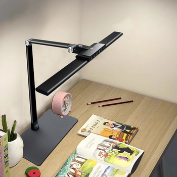 Tanuláshoz asztali lámpa szemvédő, 18W, CRI≥95, érintéses kapcsoló, fém árnyékoló, modern minimalist stílus, CE tanúsítvány