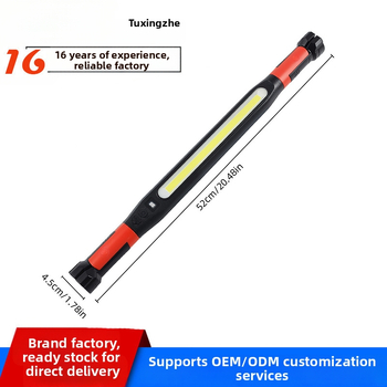 Lampa na opravu auta s COB LED, nabíjateľná, 700 lm, IP55, uhol lúča 180°, háčik, 3 režimy osvetlenia