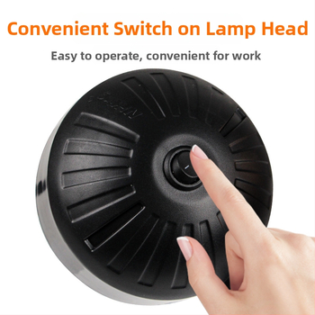 LED pracovné svetlo na stroje so silnou magnetickou základňou pre šijacie stroje – priemyselné univerzálne stolové svetlo na stroje, 220V/24V (Brand: Nine; LED; Magnetická základňa; Napätie: 220V/24V; Pre šijacie stroje)