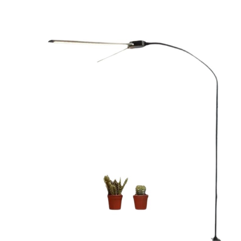 LED stolna lampa za učenje s klipom, dvostruka glava, USB napajanje, dodirni prekidač, metalno sjenilo