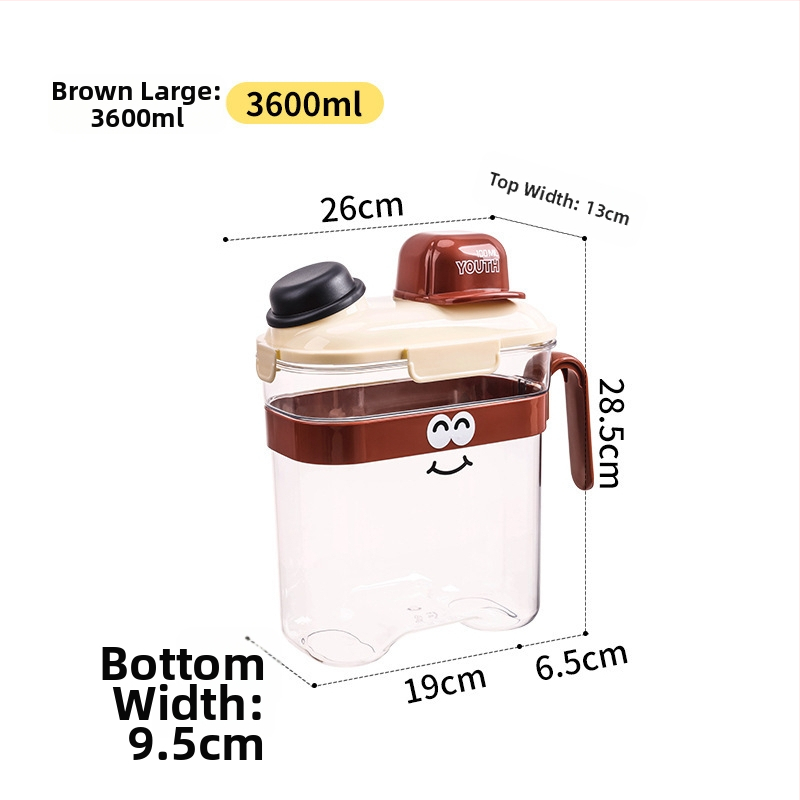 Harry PP uzavretý skladovací sud na krmivo pre psov a mačky – vlhkotesný kontajner, 2800–3600 ml