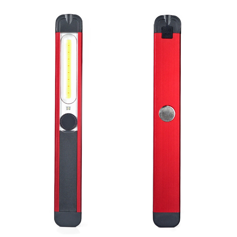 LED COB radna svjetiljka s USB punjenjem, magnetsko držalo, LED+COB izvor svjetla, 5W, 800 mAh baterija, domet 100–200 m