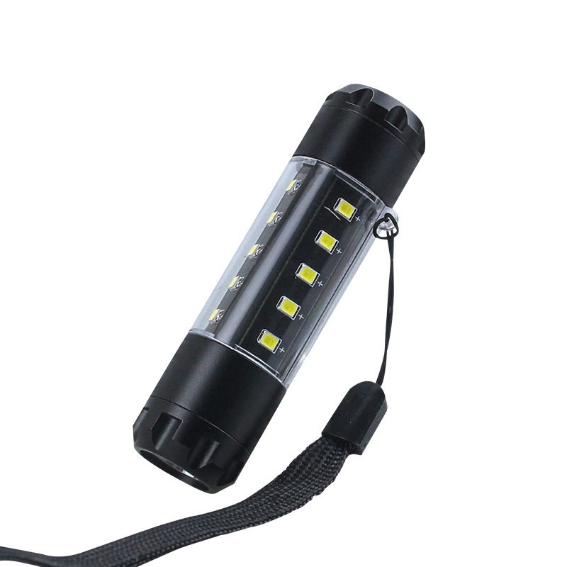 Mini prijenosna COB LED svjetiljka za vanjsku upotrebu, baterija 1200 mAh, napajanje 14500 baterijom, domet 100–200 m, višenamjenska