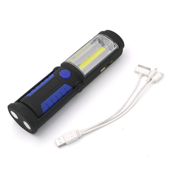 COB radna svjetiljka s magnetom, LED 3W, USB punjenje, ugrađena baterija, 6000K, vijek trajanja 10000h