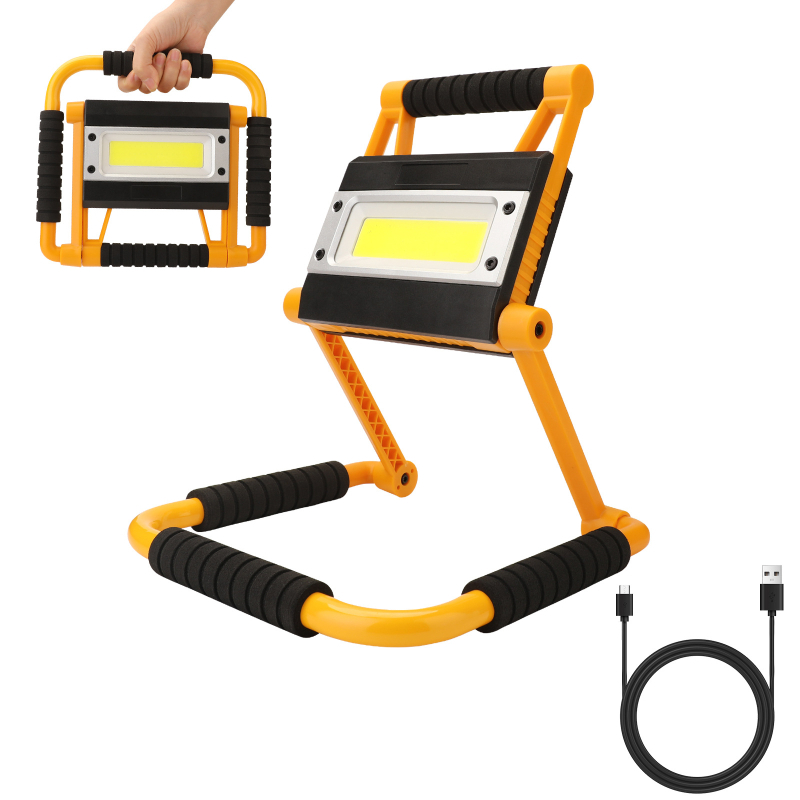 LED radna svjetiljka s preklopnim dizajnom, baterija 4000mAh, USB punjenje, 20W