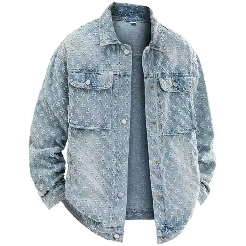 Američka retro traper jakna, unisex, slobodan kroj, za proljeće i jesen, premium streetwear