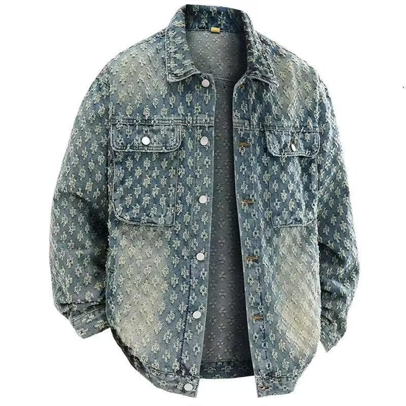 Američka retro traper jakna, unisex, slobodan kroj, za proljeće i jesen, premium streetwear