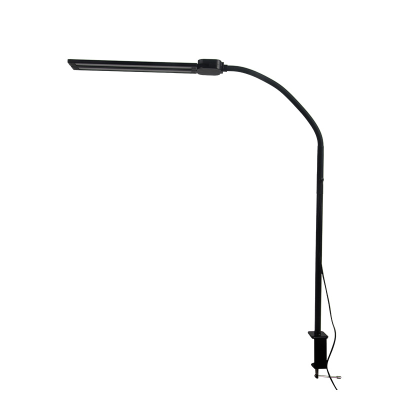 Klip stolna lampa s dvostrukom glavom za zaštitu očiju, USB napajanje, prilagodljivo meko svjetlo i tajmer – lampa za učenje i noćno svjetlo