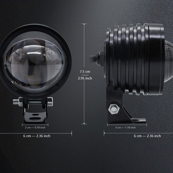30W LED reflektor za motocikl s CREE, 10-60V, 3000lm, 3000K/6000K