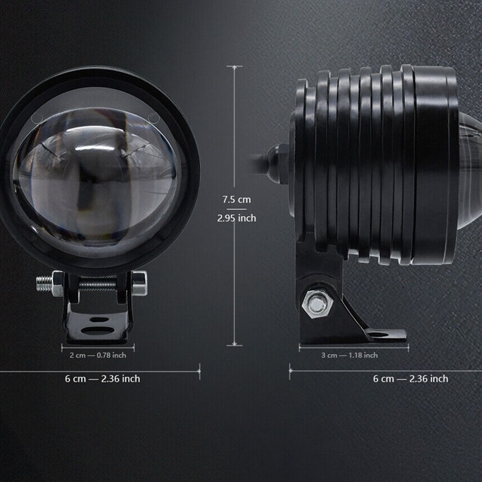 30W LED reflektor za motocikl s CREE, 10-60V, 3000lm, 3000K/6000K